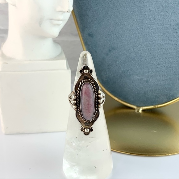 SOLD‼️Vintage NAKAI Native American NavajoBoho Sugilite Sterling Silver Ring - Picture 4 of 14